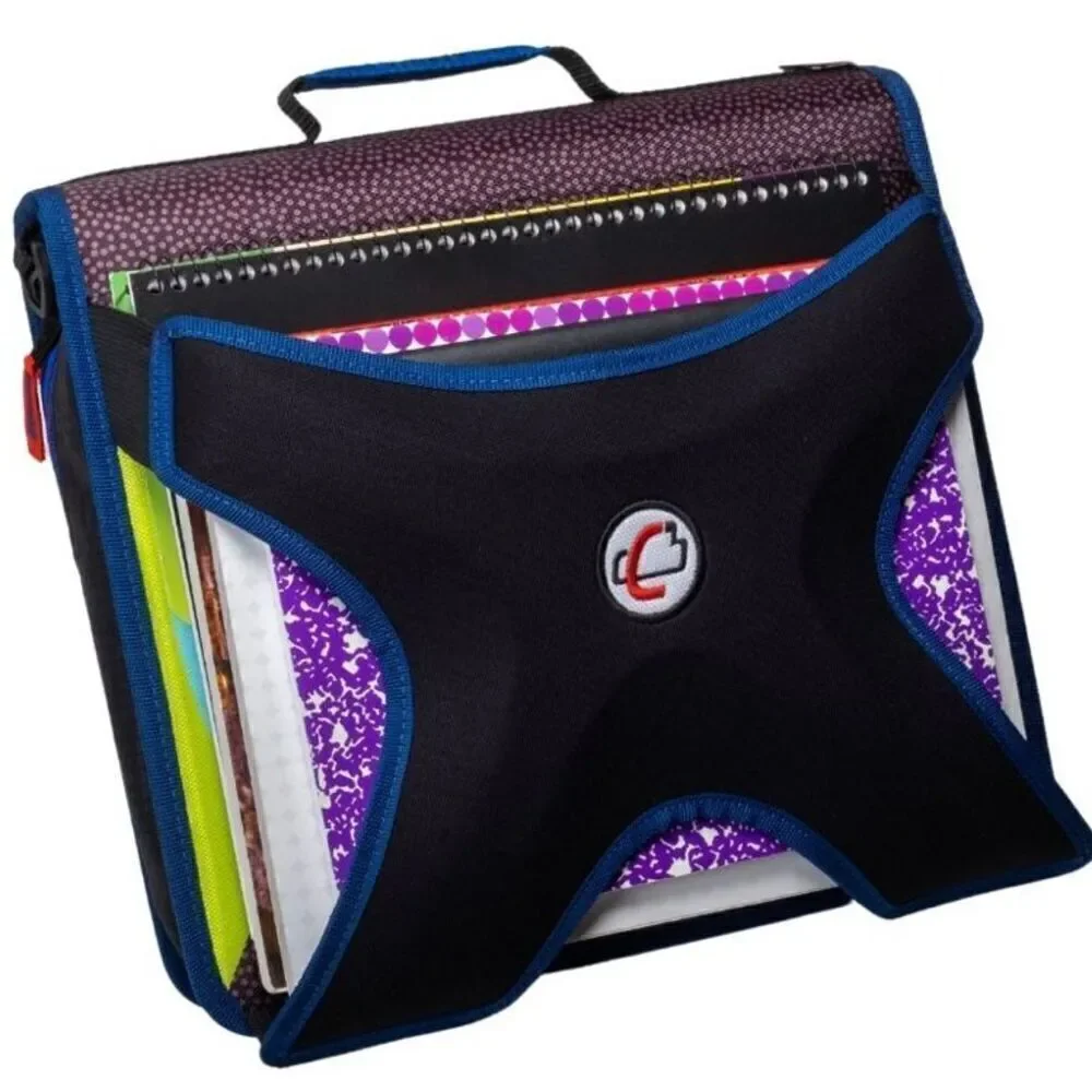 NWT Case-it Monsters Binder THE X-HUGGER 3 Ring Binder 2” Capacity laptop holder